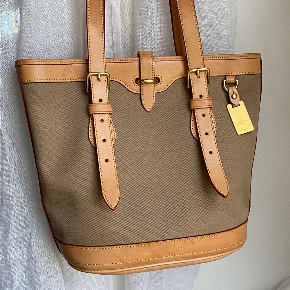 Dooney & Bourke Cabriole Canvas/Leather Bag